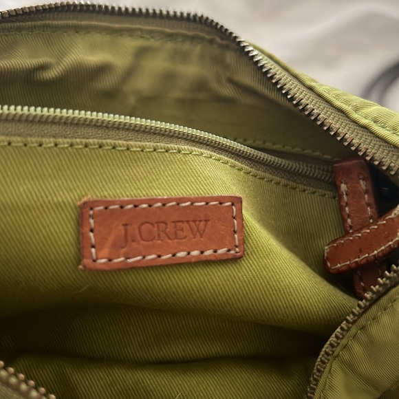 🐢 J. Crew Green Quilted Baguette🐢 - Picture 7 of 9